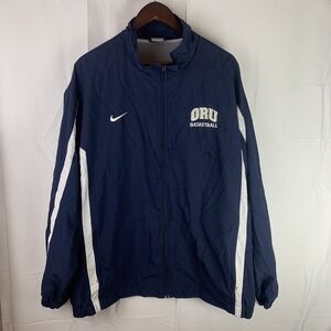 Nike Team Oral‎ Roberts Golden Eagles Windbreaker Jacket ORU Basketball 2XL Y2K